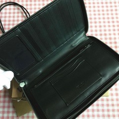 COACH/コーチ長財布 F93504 ダブルジップ の画像