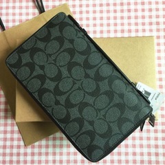 COACH/コーチ長財布 F93504 ダブルジップ の画像