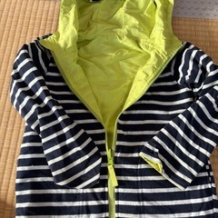 120ウインドブレーカー使用感ありの画像