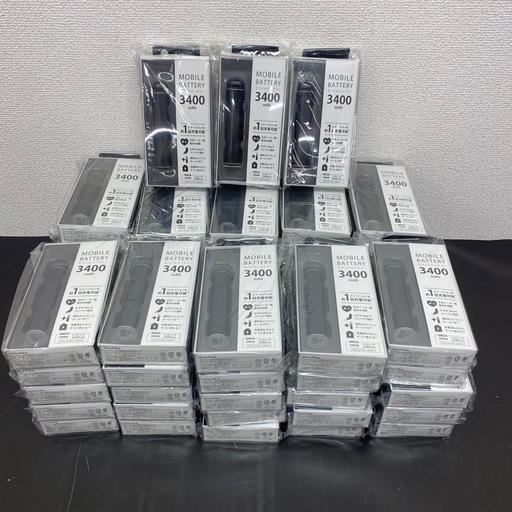 ⭐️新品・未使用 モバイルバッテリー 3400mAh 【53個セット】