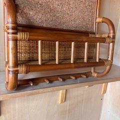 ラタン　藤　コルクボードの画像