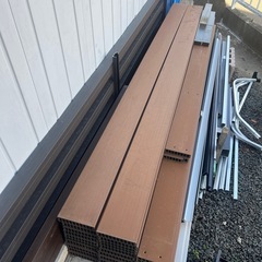 人工樹脂　ウッドデッキ床材の画像