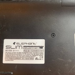 ELEPHANT  キーボード KE-605 本体
の画像