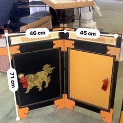 無料！屏風2枚新品未使用の画像