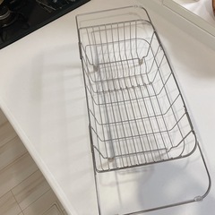 ステンレス製　水切り　中古の画像