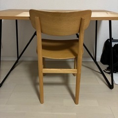 無印　机　椅子の画像