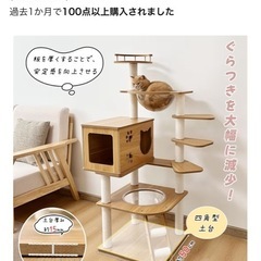 値下げしました‼️キャットタワーの画像