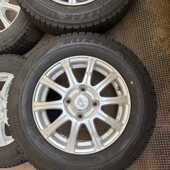 軽自動車用スタッドレスタイヤ　145/80R13 vrx2  バリ山！の画像