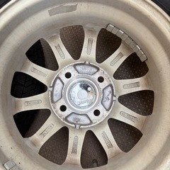 軽自動車用スタッドレスタイヤ　145/80R13 vrx2  バリ山！の画像