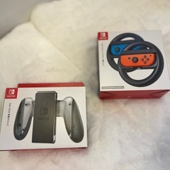 Nintendo Switch セットJoy-Con ハンドル　グリップの画像
