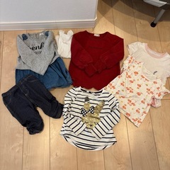 女の子　服、靴　まとめ売り23点　９５から１２０サイズまでの画像