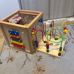 エド・インター 森のあそび箱 木のおもちゃ 型はめ パズルの画像