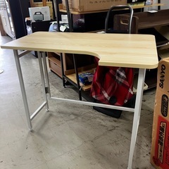 石2512-733 コーナーデスク 折りたたみ 中古の画像