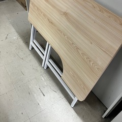 石2512-734 コーナーデスク 折りたたみ 中古の画像