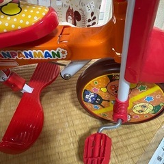 アンパンマン　三輪車　取扱説明書付の画像
