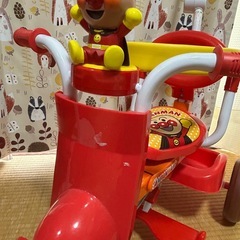 アンパンマン　三輪車　取扱説明書付の画像