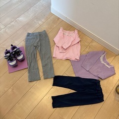 女の子　服、靴　まとめ売り23点　９５から１２０サイズまでの画像