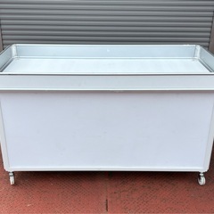 販売台陳列ワゴン 平台 SF115 Aタイプワゴン（上箱サイド：ホワイト） W:1500mm （5尺）事・セール・特売用ワゴンの画像