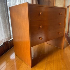 木製　ヴィンテージ　キャビネット①の画像