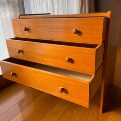 木製　ヴィンテージ　キャビネット①の画像