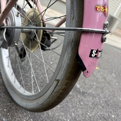 ギア付き　折りたたみ自転車の画像