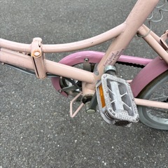 ギア付き　折りたたみ自転車の画像