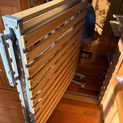 折りたたみベッド　スノコ　2台の画像