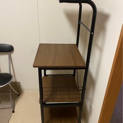 レンジラック ニトリ 上棚つきの画像