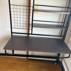 収納いっぱい多機能ロフトベッドの画像