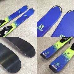 SALOMON 120cm ジュニアスキー QST -MAX- JR 調整ビンディング付き板 子供用 カービングスキー サロモン 札幌市 屯田店の画像