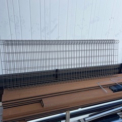 フェンス　ダークグレー　２枚の画像