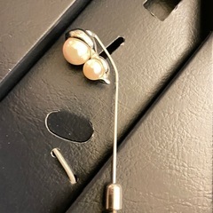 Katura Yumi 桂由美 ピンブローチー MIKIMOTO ケース付の画像