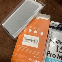 携帯　カバー　保護シールの画像