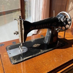 足踏みミシン　ブラザー　アンティーク　ヴィンテージ　昭和レトロの画像