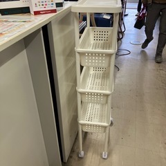 A2512-735 キャスター付き 隙間収納ラック 中古の画像