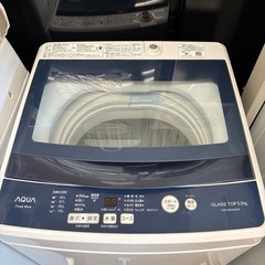 AQUA 19年　５キロ全自動洗濯機　AQW-BK50Gの画像