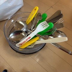 お皿スプーン色々の画像