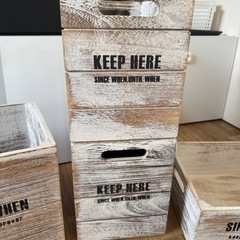 収納ケース ニトリカラボ用 もくせい木製の画像