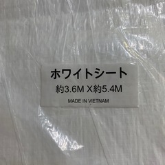1 ホワイトシート　薄手　10まいの画像