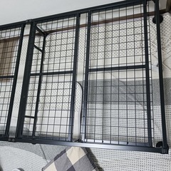 【無料・あげます】ニトリ シングルパイプベッド(バジーナ F3 BK) 中古 美品！の画像