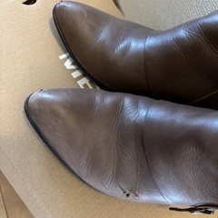 ing ショートブーツ皮靴の画像