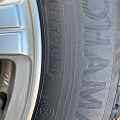 アクア　スタッドレスタイヤホイール付きの画像