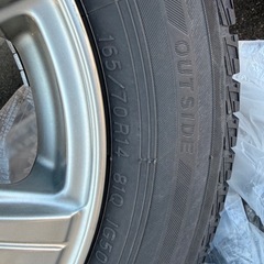 アクア　スタッドレスタイヤホイール付きの画像