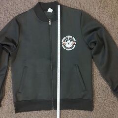 男女兼用　TOP GUN Bomber Jacket ジャンパー ジャケット 黒の画像