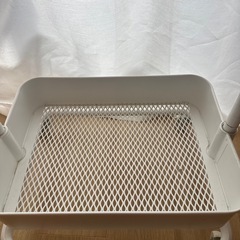 【無料】ニトリ　キッチンワゴン　(三段ラック移動式)の画像