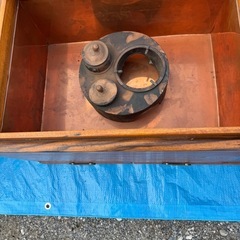 美品アンティーク　火鉢　中　銅　未使用の画像