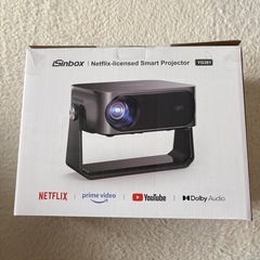 新品 iSinbox プロジェクター 1200ASNI 高輝度 1080P 4K対応の画像