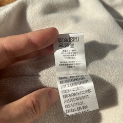 西松屋　防寒コンビドレス　雪柄の画像