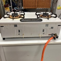 I 2512-736 パロマガスコンロ　IC-S37SH-R 都市ガス用　2020年製　通電確認済み　キズ汚れ有りの画像