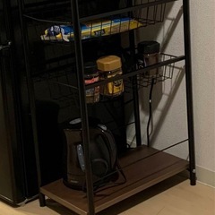 ニトリ　キッチンワゴンの画像